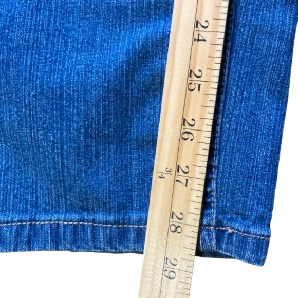 Just My Size Jeans Classic Denim Medium Blue Stretch Mid Rise Straight Legs, 18W - Picture 9 of 9